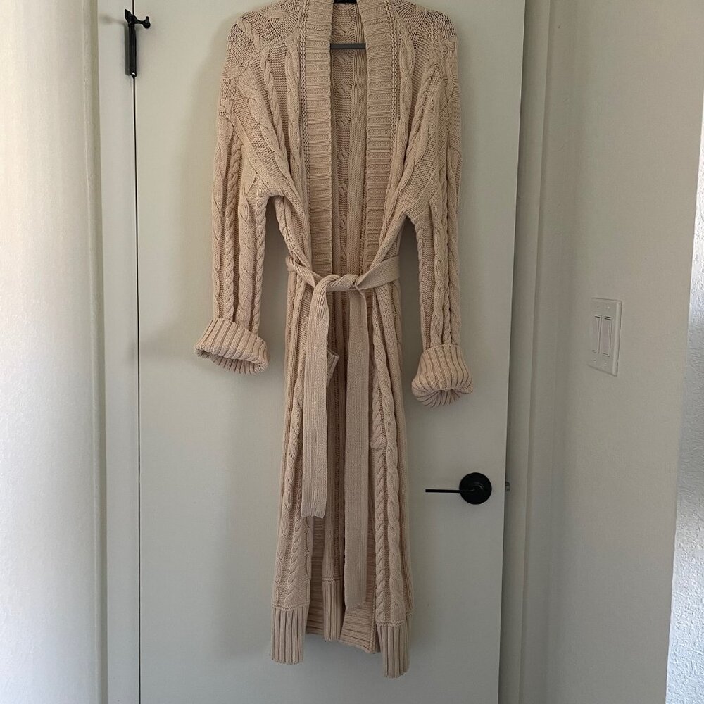 House of Harlow 1960 x REVOLVE Virgo Cable Knit Cardigan Size L - Picture 3 of 5